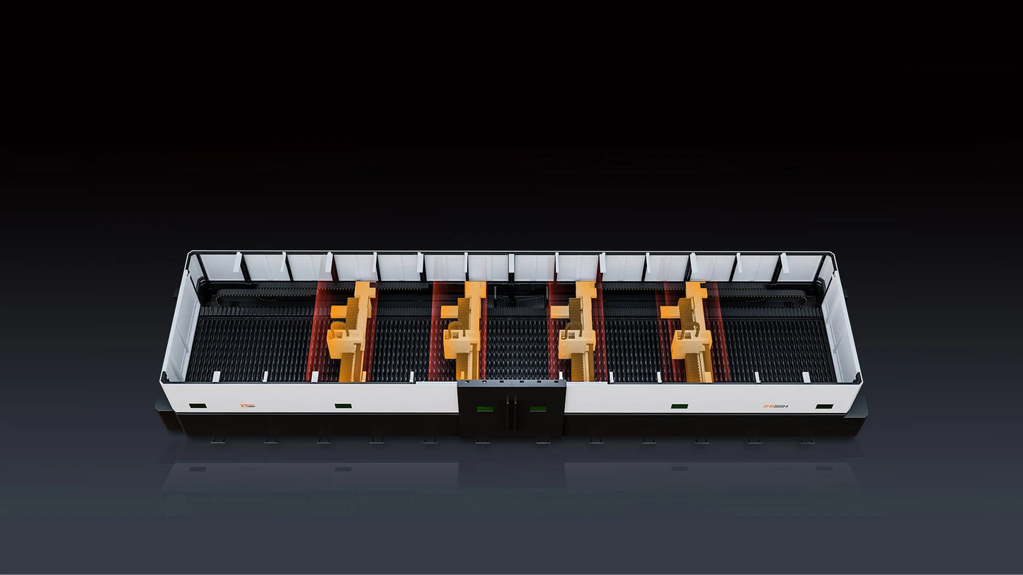 XT Laser KF széria | 4-fejes (four-beam) coil lézeres vágósor